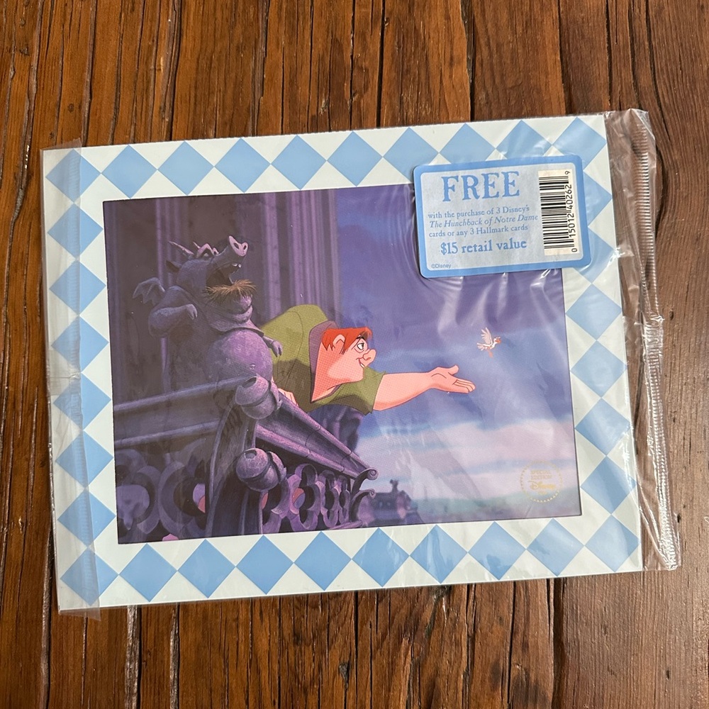 Hunchback of Notre Dame Lithograph Special Edition Disney 1996 8x10 Art Print